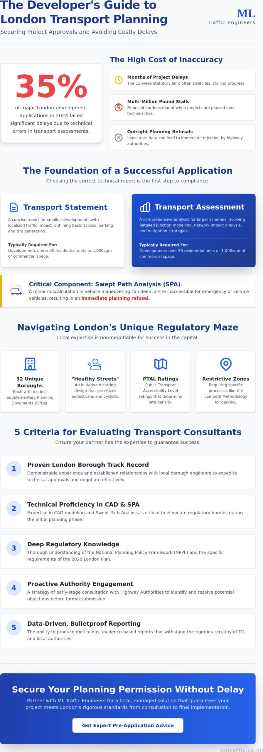 Transport Consultants UK: The Developer’s Guide to London Planning Success (2026)
