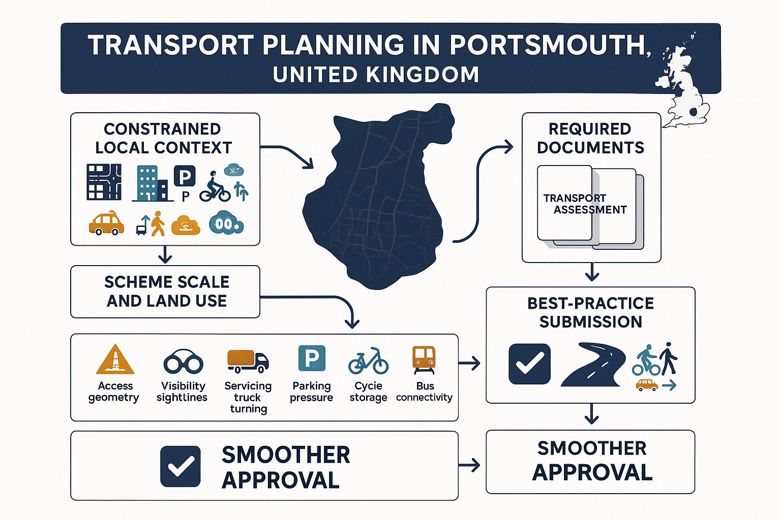 Transport Planning In Portsmouth: What Developers Need To Know For Smoother Planning Approval In 2026