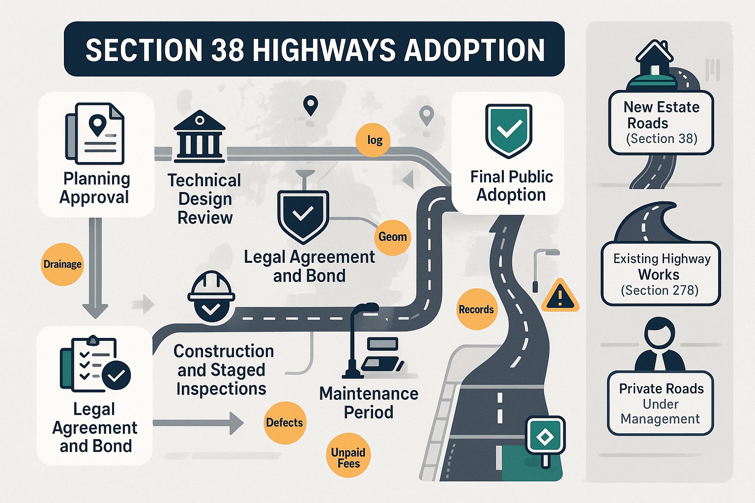 Section 38 Highways Adoption: A Practical 2026 Guide For Developers, Planners, And Councils