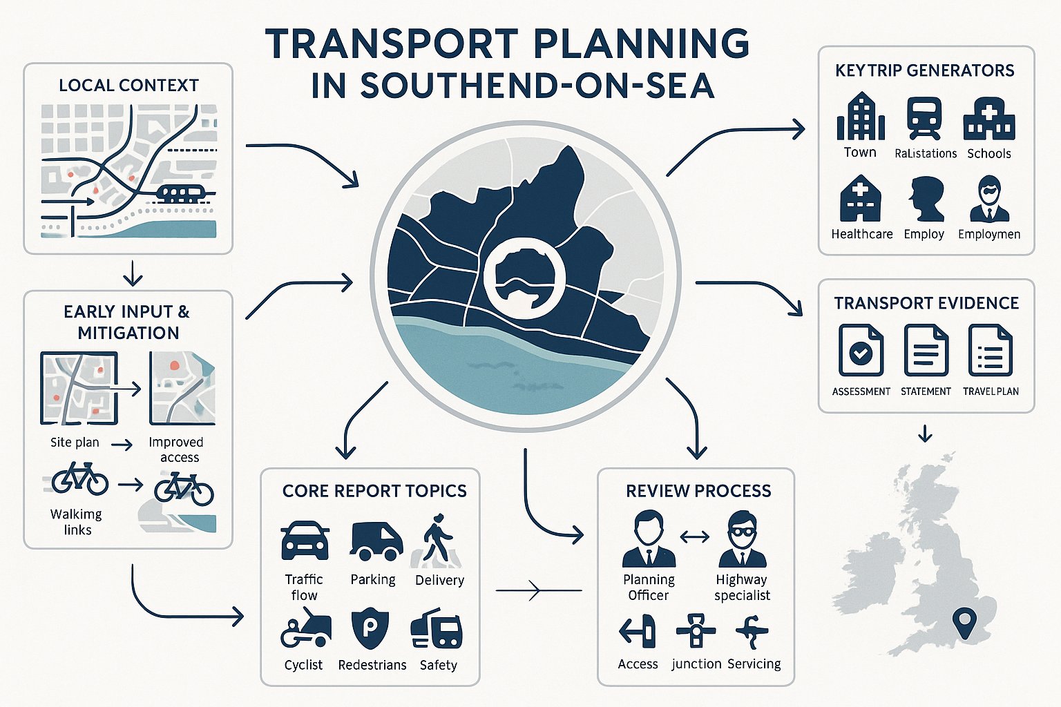 Transport Planning In Southend-On-Sea: A Practical Guide To Assessments, Policy, And Planning Success In 2026