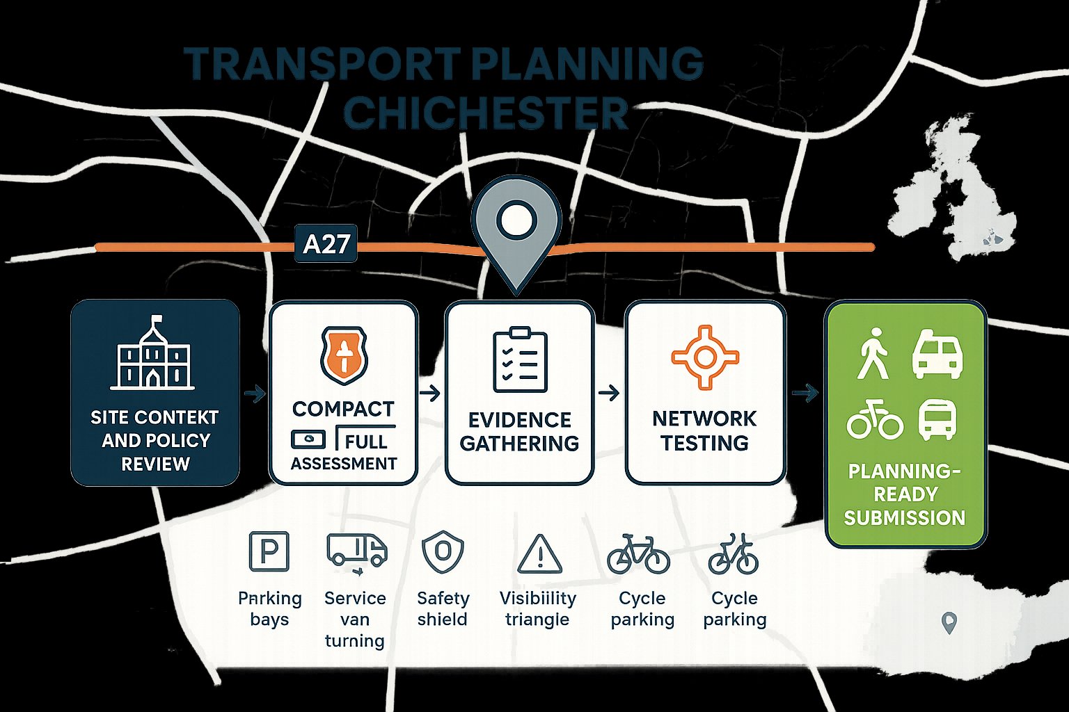 Transport Planning In Chichester: A Practical Guide To Smarter Planning Applications In 2026