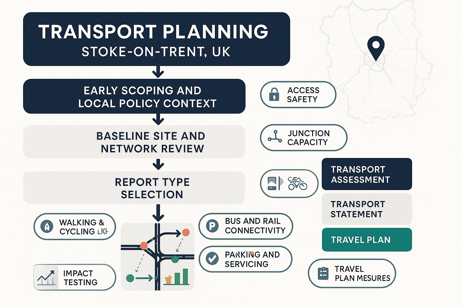 Transport Planning in Stoke-on-Tent: 2026 Practical Guide to Stronger, Smoother Planning Applications