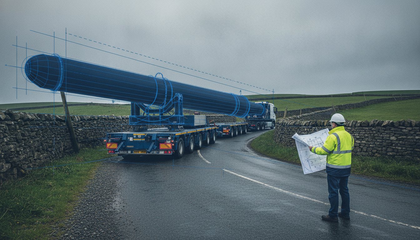 2026 Wind Turbine Delivery: Swept Path Analysis Guide