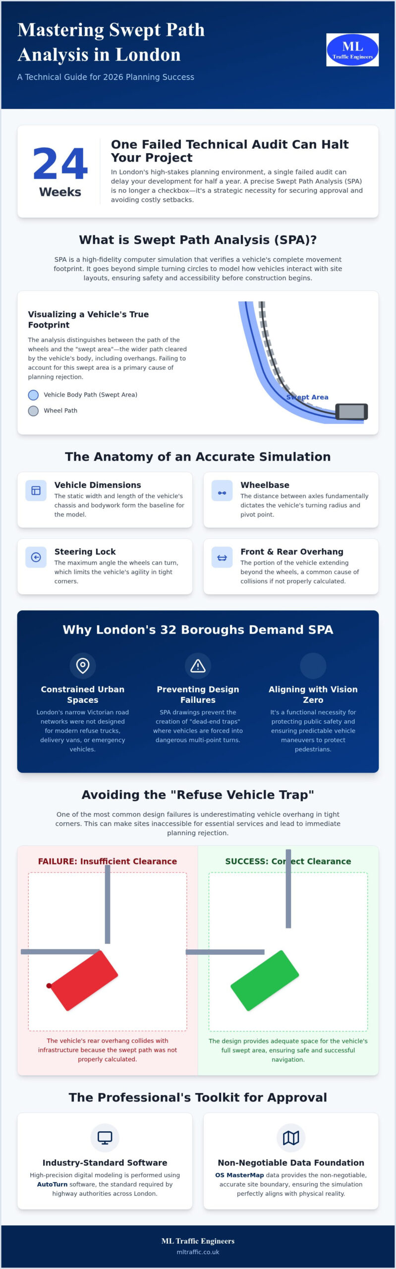 Swept Path Analysis London: The 2026 Developer’s Guide to Planning Success