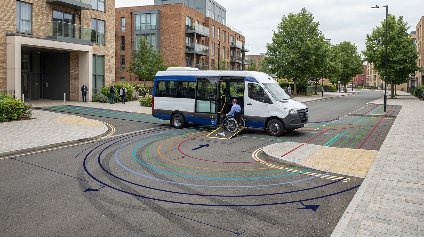 Swept Path Analysis for Disabled Access Vehicles: A UK Guide